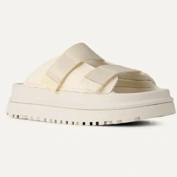 UGG Cream Slide Sandals - Picture 3 of 7